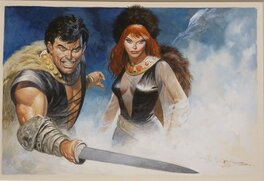 Don Lawrence - Storm 1982 and cover 1991 - Couverture originale