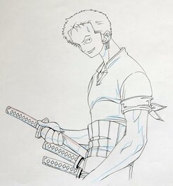 Eiichiro Oda - Zoro Roronoa - Original art