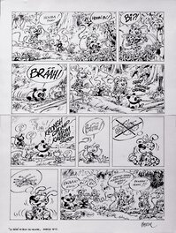 Planche originale - Marsupilami - <br>Le Bébé du Bout du Monde <br>(Tome 2)