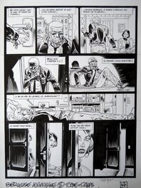 Ralph Meyer - Berceuse Assassine #2 pg 47 : Les jambes de Martha - Planche originale