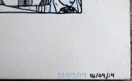 Dates de création (crayonné puis encrage) Dates de création (crayonné puis encrage)