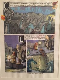 Johan De Moor - La Vache, Le mauvais goût de la vengeance, planche 4 - Planche originale