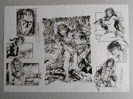 Stelio Fenzo - Jungla - Original Illustration