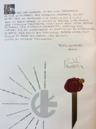 Dédicace du scénariste Dédicace du scénariste