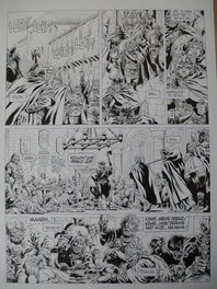 Jean-Yves Mitton - Chroniques Barbares tome 2 planche 16 - Planche originale