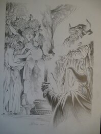 Vae Victis original dessin Cineflash ex-libris