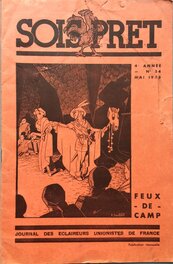 Même attitude en couverture de "Sois prêt", mais dessin différent. Même attitude en couverture de "Sois prêt", mais dessin différent.