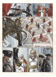 Enrico Marini - Le scorpion tome 10 planche 34 - Planche originale