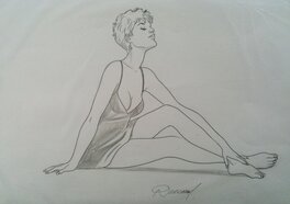 Renaud - Jessica Blandy - dessin inédit - Original Illustration