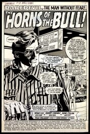 Gene Colan - Daredevil 78# Splash page - Comic Strip