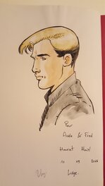 Dédicace de Henriet dans dent d'ours tome 4