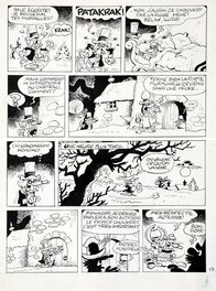 Raymond Macherot - Sibylline  "Le retour D'Anathème" - Planche originale