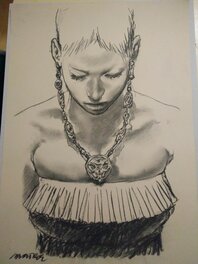 Liberatore - Le collier - Illustration originale