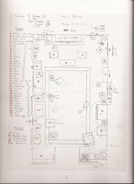 Histoire d'un retour - page 94 - le plan du living-room Histoire d'un retour - page 94 - le plan du living-room