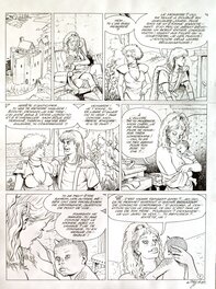 Michel Weyland - Aria – Tome#21 – La griffe de l'ange - Planche originale