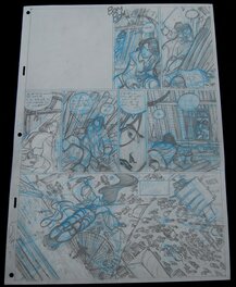 Pierre Alary - Belladone - planche crayonnée - Original art