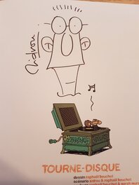 Petit dessin de Zidrou (scénariste) Petit dessin de Zidrou (scénariste)