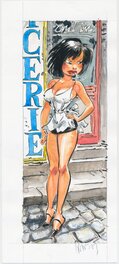 Marc Hardy - La patrouille des Libellules, "Léontine et l'épicerie". - Illustration originale