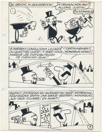 Jacques Devos - Mini-Récit 232, "Bague à tel", pl.7. - Comic Strip