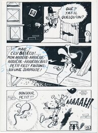 Jacques Devos - Mini-Récit 502, "Un clou chasse l'autre", pl.15. - Comic Strip