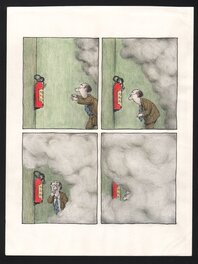 Fernando Krahn - Fire Extinguisher - Original Illustration