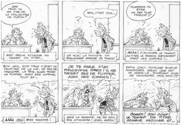 Pica - Les PROFS - Demi planche "ratée" - Planche originale