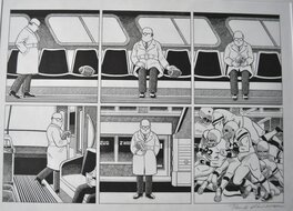 Paul Kirchner - Le bus - Planche originale