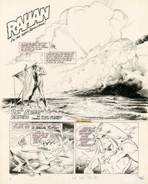 Planche originale - Rahan Pour sauver Tamao