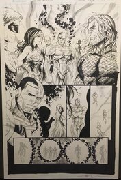 Tyler Kirkham - Justice league Tie-in DC Metal - Planche originale