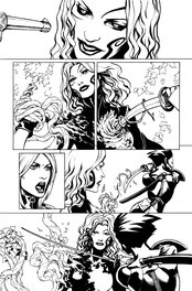 Jesús Saiz - Birds of Prey vol. 3 #3, p. 4 - Planche originale