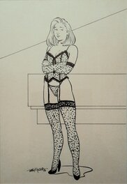 Terry Moore - Strangers in Paradise #86 : Freddie's Dream Date - Original Illustration