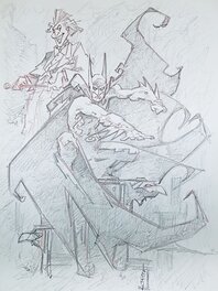 Azpiri - Batman and Joker - Original art