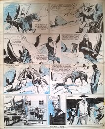 Roland Fleuri - Le cheval borgne de Hiss Hicker - Planche originale