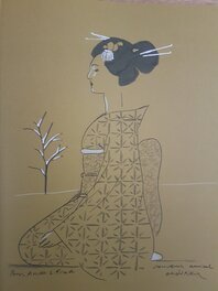 Dédicace de Durieux dans Geisha ou le jeu du shamisen tome 1