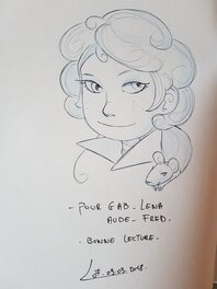 Dédicace de Lefèbvre dans  L'étrange boutique de Miss Potimary tome 1