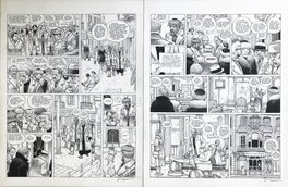 Les Phalanges de l'ordre noir , diptyque planches 23 et 24