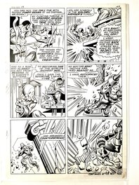 George Tuska - Iron Man vs Midas - Planche originale