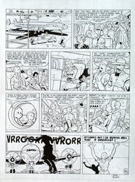 Olivier Schwartz - Aniota - Spirou – Schwartz - Planche originale