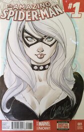 Jeffrey Scott Campbell - Black Cat - Original art