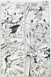 John Buscema - Silver Surfer Vs the Flying Dutchman aka Ghost - Planche originale