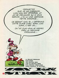 Annonce Zonk & Stronk spirou 1622. Annonce Zonk & Stronk spirou 1622.