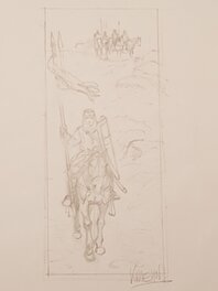 Jean-Charles Kraehn - Recherches pour un chevalier - Original art