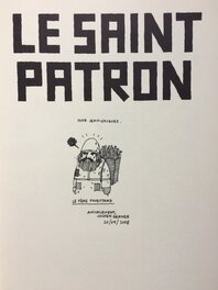 Dédicace de Jochen Gerner - Le Saint Patron