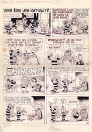 Paul Deliège - Planche originale Bobo - Comic Strip