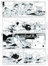 Daan Jippes - Huey, Dewey and Louie Junior Woodchucks page - Planche originale