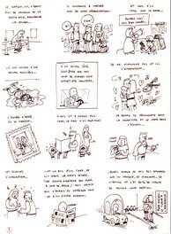 Lapuss' - Story-Board ados - Planche originale