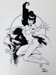 Ramon F. Bachs - Pin Up - Original Illustration