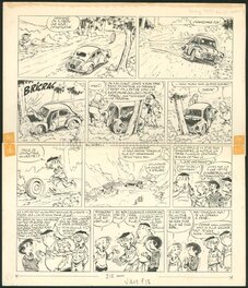 Jean Tabary - Totoche - Le Bolide Page 15 - Planche originale