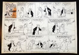 Clarence D. Russell - Pete the tramp (Le Père Lacloche) - Planche originale