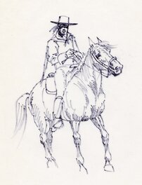 Zorro à cheval